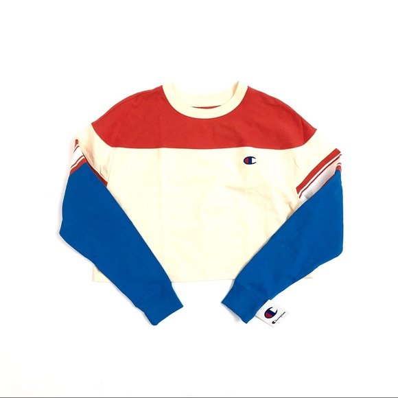 Champion Sweaters - Vintage Champion Cropped Sweatshirt